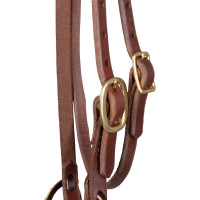 Trensenzaum mit einteiligem Stirnband 5/8" Platinum Pro Dunkles Öl Braun Trensenzaum mit einteiligem Stirnband 5/8" Platinum Pro Dunkles Öl Braun
