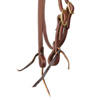 Trensenzaum mit einteiligem Stirnband 5/8" Platinum Pro Dunkles Öl Braun Trensenzaum mit einteiligem Stirnband 5/8" Platinum Pro Dunkles Öl Braun