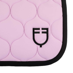 Sprungteppich aus gestepptem technischem Gewebe Equestro Orchideenstrauß Rosa