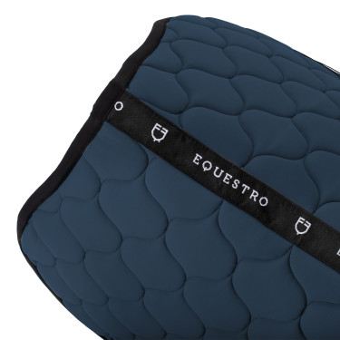 Sprungteppich aus gestepptem technischem Gewebe Equestro Beringsee Blau Sprungteppich aus gestepptem technischem Gewebe Equestro Beringsee Blau