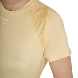 Damen-Trainings-Funktionsshirt Slim Fit Equestro Sonne Orange