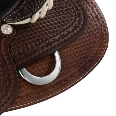 Selle Pool’s Verarbeitung in Rawhide 9002 Braun