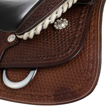 Selle Pool’s Verarbeitung in Rawhide 9002 Braun