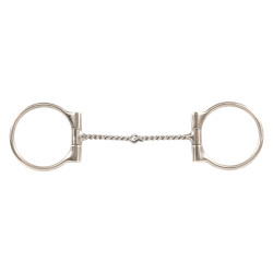 Edelstahlgebiss mit verdrehter Mundstück aus feinem Edelstahl-Draht Pool's