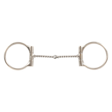 Edelstahlgebiss mit verdrehter Mundstück aus feinem Edelstahl-Draht Pool's