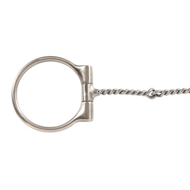 Edelstahlgebiss mit verdrehter Mundstück aus feinem Edelstahl-Draht Pool's