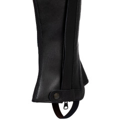 Mini-Chaps GP Leder Stretch Acavallo Schwarz