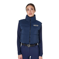 Damen-Kurzjacke mit Reißverschluss Equestro Marineblazer Marineblau