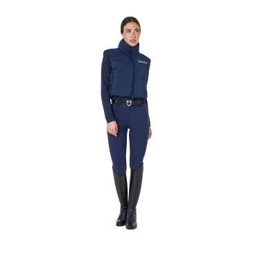Damen-Kurzjacke mit Reißverschluss Equestro Marineblazer Marineblau