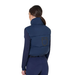 Damen-Kurzjacke mit Reißverschluss Equestro Marineblazer Marineblau