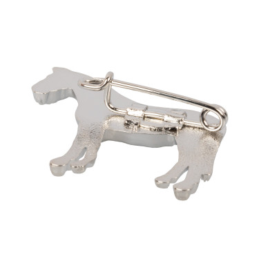 Versilbertes Pferd Modell stehendes Pferd Umbria Equitazione