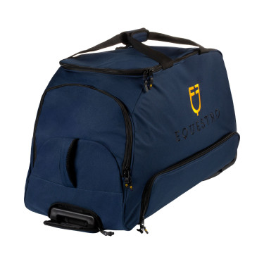 Trolley-Tasche mit gesticktem Equestro-Logo Marineblazer Marineblau