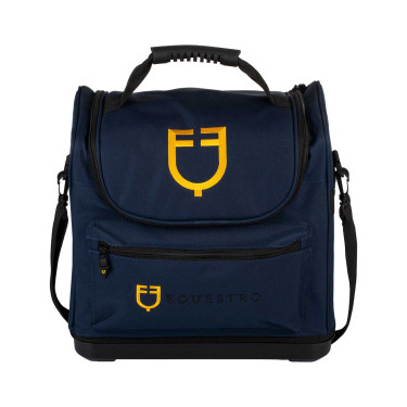 Pflegetasche mit Reißverschlusstasche Equestro Marine Marineblau