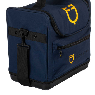 Pflegetasche mit Reißverschlusstasche Equestro Marine Marineblau