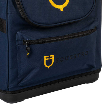 Pflegetasche mit Reißverschlusstasche Equestro Marine Marineblau