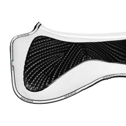 Stoßdämpfer MF DS SW-3DS aus Wildleder mit flachem Gel-Grip Acavallo Weiß Wei&amp;amp;amp;amp;amp;szlig;