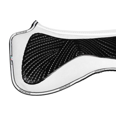 Stoßdämpfer MF DS SW-3DS aus Wildleder mit flachem Gel-Grip Acavallo Weiß Wei&amp;amp;amp;amp;amp;szlig;
