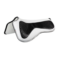 Stoßdämpfer MF DS SW-3DS aus Wildleder mit flachem Gel-Grip Acavallo Weiß Wei&amp;amp;amp;amp;amp;szlig;