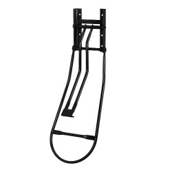 Klappbarer Wand-Sattelhalter für englische Sättel Umbria Equitazione Schwarz