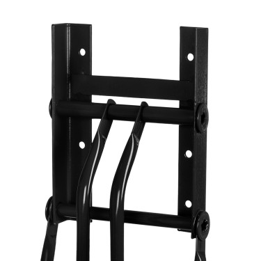 Klappbarer Wand-Sattelhalter für englische Sättel Umbria Equitazione Schwarz