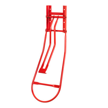 Klappbarer Wand-Sattelhalter für englische Sättel Umbria Equitazione Rot