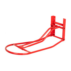 Klappbarer Wand-Sattelhalter für englische Sättel Umbria Equitazione Rot