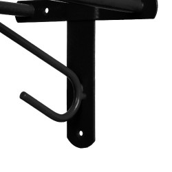 Fester Wandhalter für Westernsattel Umbria Equitazione Schwarz