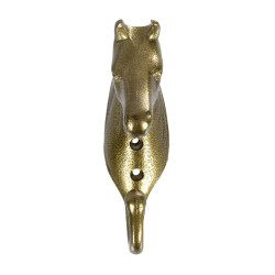 Haken für Trensenhalter Pferdekopf aus bunt eloxiertem Aluminium Umbria Equitazione Gold Haken für Trensenhalter Pferdekopf aus bunt eloxiertem Aluminium Umbria Equitazione Gold