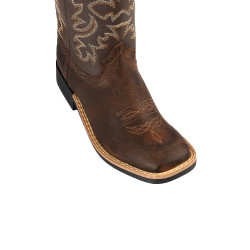 Westernstiefel Kinder Modell Square Brown/Choco Pool's