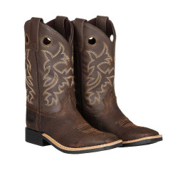 Westernstiefel Kinder Modell Square Brown/Choco Pool's