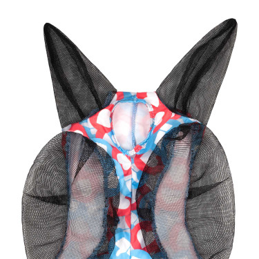 Fliegenmaske aus Lycra mit Pro-Tech Ohrenschutz Reaktion Motive