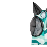 Fliegenmaske aus Lycra mit Pro-Tech Ohrenschutz Abstrakt Mehrfarbig