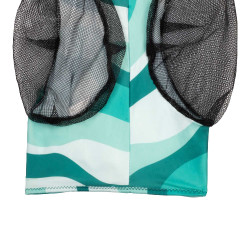 Fliegenmaske aus Lycra mit Pro-Tech Ohrenschutz Abstrakt Mehrfarbig