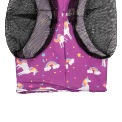 Fliegenmaske aus Lycra mit Pro-Tech Ohrenschutz Einhorn Motive Fliegenmaske aus Lycra mit Pro-Tech Ohrenschutz Einhorn Motive