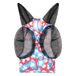 Fliegenmaske aus Lycra mit Pro-Tech Ohrenschutz Reaktion Motive