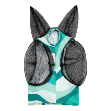 Fliegenmaske aus Lycra mit Pro-Tech Ohrenschutz Abstrakt Mehrfarbig