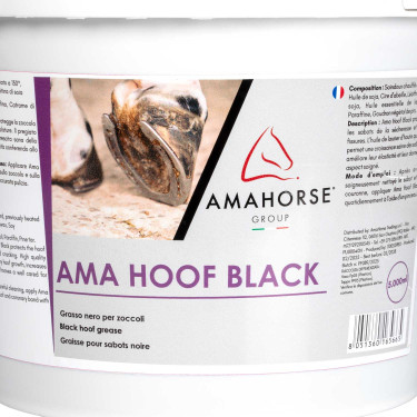 Gelbes Fett für Hufe Ama Hoof 5L Umbria Equitazione Schwarz