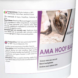 Gelbes Fett für Hufe Ama Hoof 5L Umbria Equitazione Schwarz