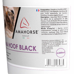 Gelbes Fett für Hufe Ama Hoof 5L Umbria Equitazione Schwarz