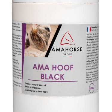 Gelbes Huf-Fett Ama Hoof 1L Umbria Equitazione Schwarz