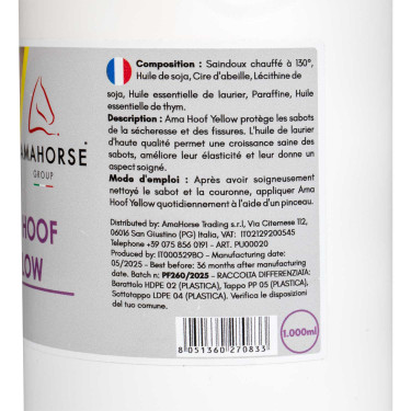 Gelbes Huf-Fett Ama Hoof 1L Umbria Equitazione