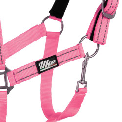 Synthetisches Halfter mit Reflective Supreme Führstrick Pink Rosa