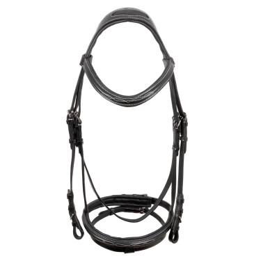 Bridon Supreme mit Kontrastnaht und Supreme Zügel Schwarz