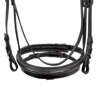 Bridon Supreme mit Kontrastnaht und Supreme Zügel Schwarz