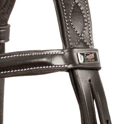 Bridon Supreme mit Kontrastnaht und Supreme Zügel Braun