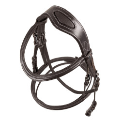 Bridon Supreme mit Kontrastnaht und Supreme Zügel Braun