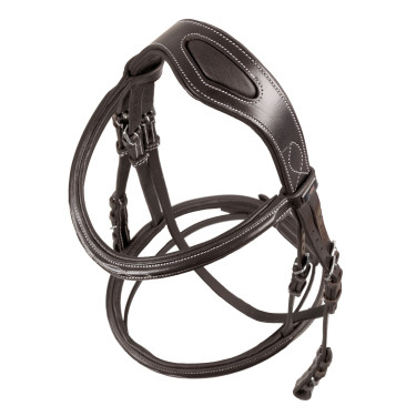 Bridon Supreme mit Kontrastnaht und Supreme Zügel Braun