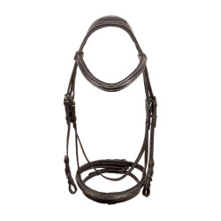 Bridon Supreme mit Kontrastnaht und Supreme Zügel Braun