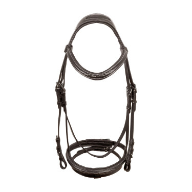 Bridon Supreme mit Kontrastnaht und Supreme Zügel Braun