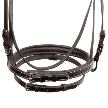 Bridon Supreme mit Kontrastnaht und Supreme Zügel Braun